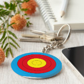 Archery target for recurve bow (FITA 20 cm) Round  キーホルダー (側面)