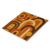 Arches and Sunspots Retro MCM Geometric Design タイル (側面)