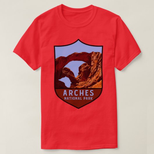 Arches national park 43 tシャツ (デザイン正面)