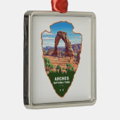 Arches National Park Utah Arrowhead メタルオーナメント (右)