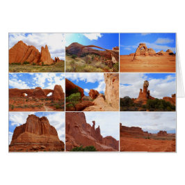 Arches National Park, Utah, Collage Card