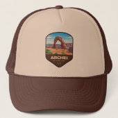 Arches National Park Utah Shield キャップ (正面)