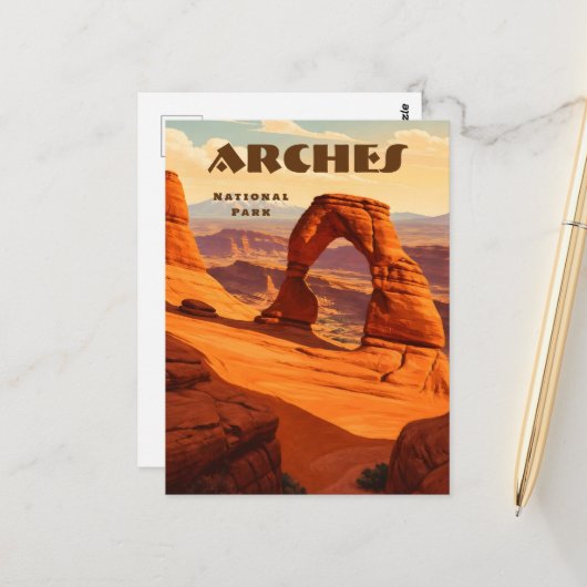 Arches National Park, Utah, USA Postcard ポストカード (正面/裏面インサイチュ)