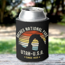 Arches National Park Utah Vintage Sunset 缶クーラー