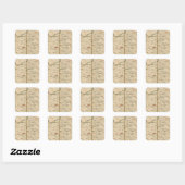 Archevechez、Evechez、フランス2 スクエアシール (シート)