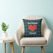 Archibaldが付いている一族のダグラスの枕Grim&Tartan クッション (椅子)