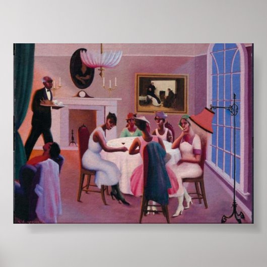 Archibald Motley – カクテル1926アールデコ絵画ズ ポスター (正面)