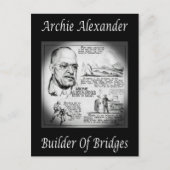 Archie Alexander ~ Mathematician/Engineer ~Builder ポストカード (正面)