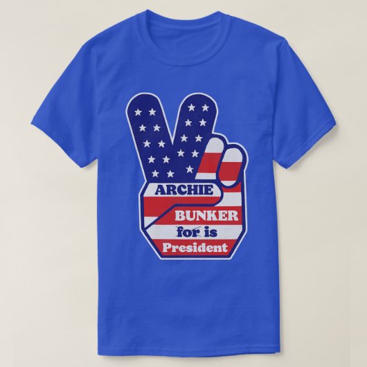 Archie Bunkerは社長 Tシャツ (デザイン正面)