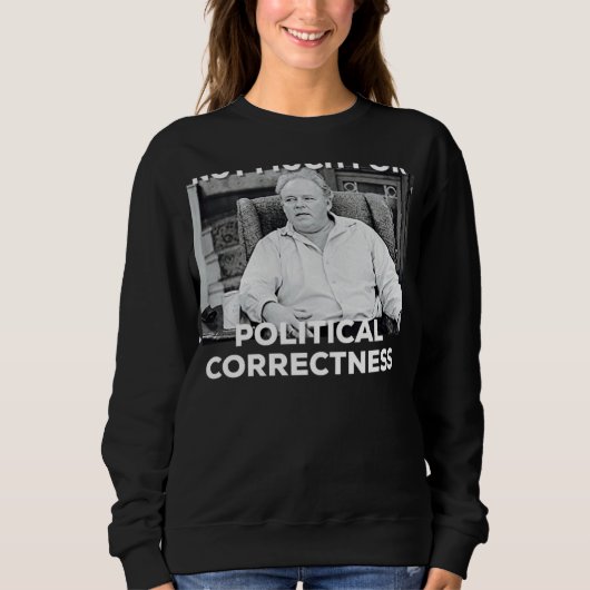 Archie Bunker Funny Conservative R-R-E-P-U-B-L-I-C スウェットシャツ (正面)