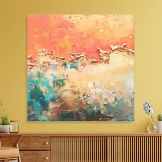 Archite Granite Canvas Art キャンバスプリント (インサイチュ (リビング))