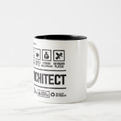 Architectおもしろいの処理情報 ツートーンマグカップ (正面右)