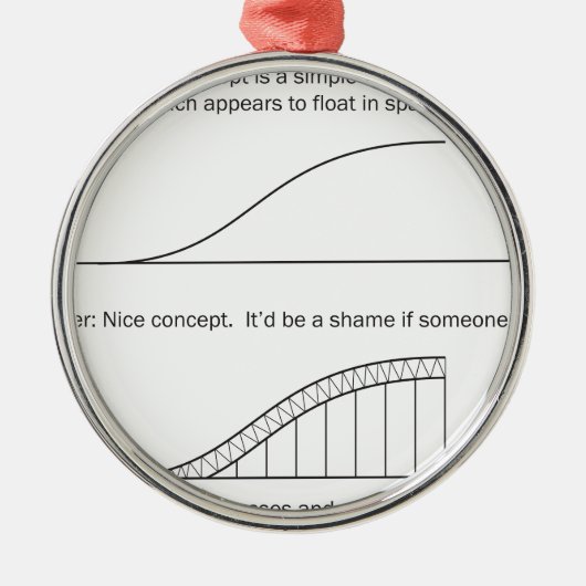 ArchitectとEngineer メタルオーナメント (正面)