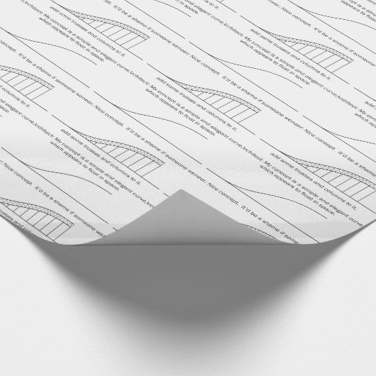 ArchitectとEngineer ラッピングペーパー (角)