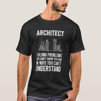 Architectアーキテクチャ建築デザイン Tシャツ