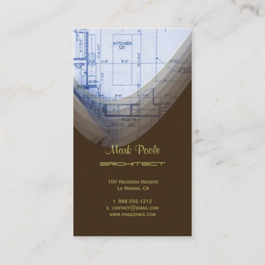 Architectスタイリッシュリフォーム名刺 名刺 (裏面)