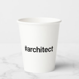 ARCHITECTハッシュタグ 紙コップ