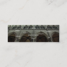 Architectプロファイル・カード – カスタマイズ可能 スキニー名刺