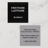 Architectプロファイル・カード スクエア名刺 (正面/裏面)