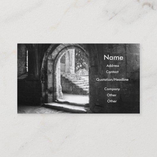 Architectプロファイル・カード 名刺 (正面)