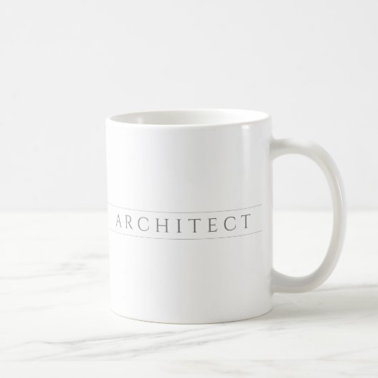ARCHITECTホワイトマグカップ/グレー コーヒーマグカップ (右)