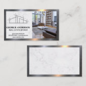 Architectホーム・ロゴ |リビングルームの名刺 名刺 (正面/裏面)