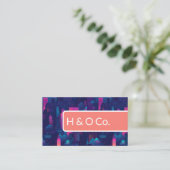 Architectモダンビジはっきりしたネス・カード 名刺 (スタンド正面)