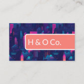 Architectモダンビジはっきりしたネス・カード 名刺 (正面)