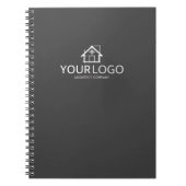 Architect会社のスタートアップ企業ロゴひな形 ノートブック (正面)