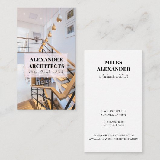 Architect名刺 名刺 (正面/裏面)