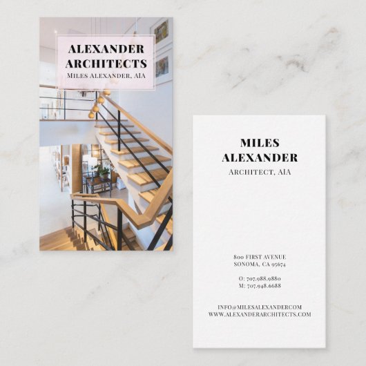 Architect名刺 名刺 (正面/裏面)