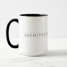 ARCHITECT背の高い黒のコンボマグカップ