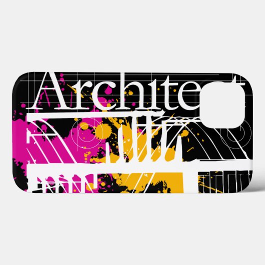 Architect電話ケース13 Case-Mate iPhoneケース (裏面 (横))