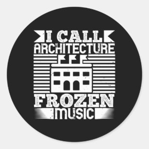 Architect – アーキテクチャミュージックと呼凍っていぶ ラウンドシール