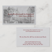 Architect Architecture Home Builder Business Card 名刺 (正面/裏面)