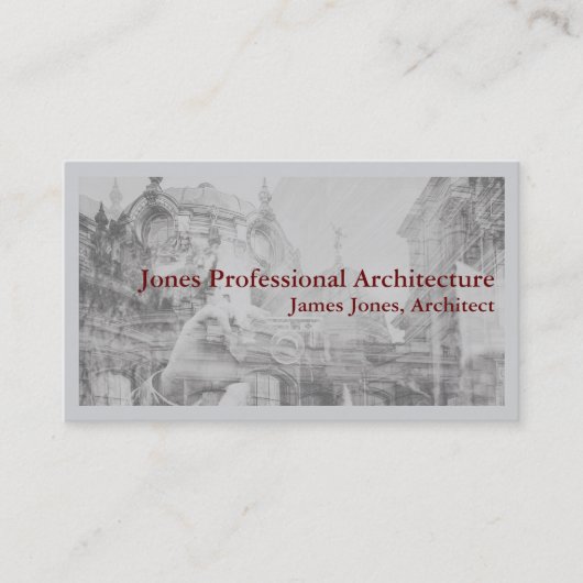 Architect Architecture Home Builder Business Card 名刺 (正面)
