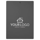 Architect Company Business Logo Officeブランド クリップボード (裏面)