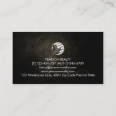 Architect Construction Contractor Business Card 名刺 (裏面)