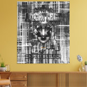 Architect_Empire Builder抽象芸術・デジタル・アート キャンバスプリント (インサイチュ (リビング))