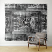 Architect_Empire Builder抽象芸術・デジタル・アート タペストリー (インサイチュ(横))