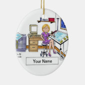 Architect/Engineer - Female セラミックオーナメント (右)