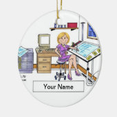 Architect/Engineer - Female セラミックオーナメント (左)