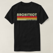 ARCHITECT Funny Job Title Profession Birthday Work Tシャツ (デザイン正面)