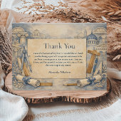 Architect Graduation Blueprint Design サンキューカード