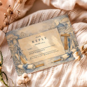 Architect Graduation Blueprint Design 出欠カード