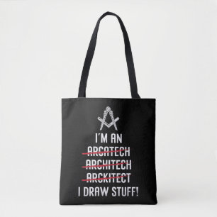 Architect IはIのDraw物のJob Architecture トートバッグ