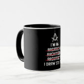 Architect IはIのDraw物のJob Architecture マグカップ (正面左)