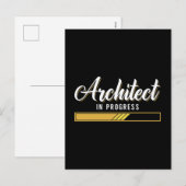 Architect In Progress Architects Job Architecture シーズンポストカード (正面/裏面)