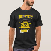 Architect In Progress Architectureの卒業後 Tシャツ (正面)