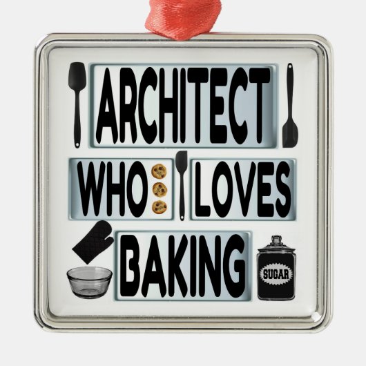 Architect Lovesベーキング メタルオーナメント (正面)
